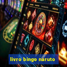 livro bingo naruto