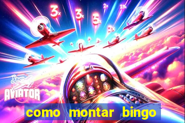 como montar bingo brinquedos toia