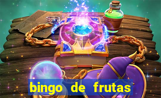 bingo de frutas para imprimir pdf