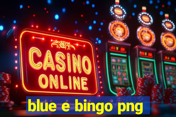 blue e bingo png