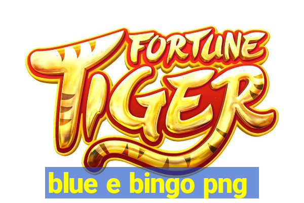 blue e bingo png