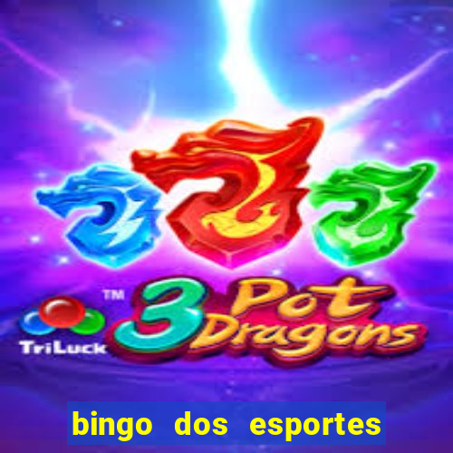 bingo dos esportes para imprimir