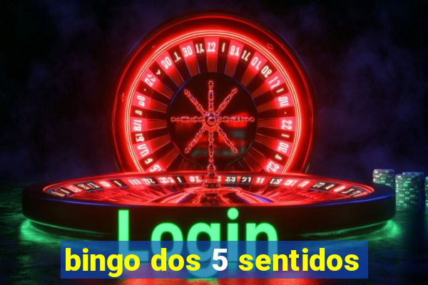 bingo dos 5 sentidos