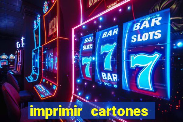 imprimir cartones de bingo