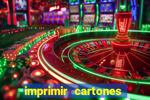 imprimir cartones de bingo