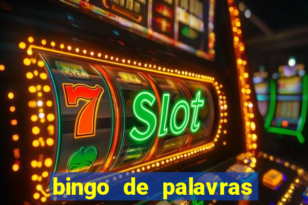 bingo de palavras de natal