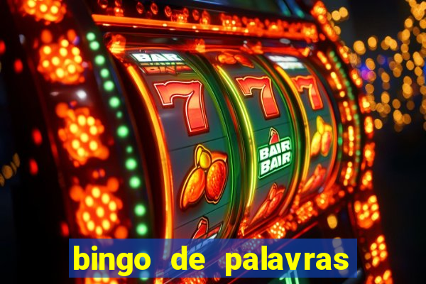 bingo de palavras de natal