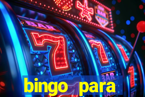 bingo para despedida de solteira para imprimir