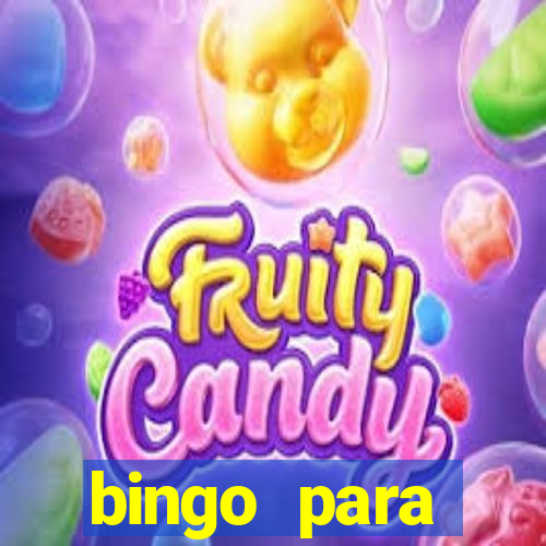 bingo para despedida de solteira para imprimir