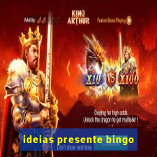 ideias presente bingo