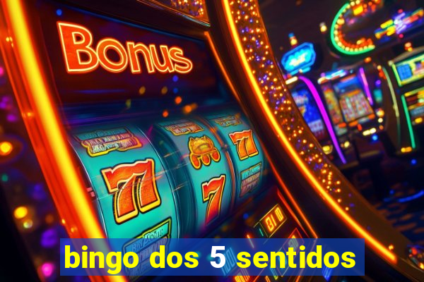 bingo dos 5 sentidos