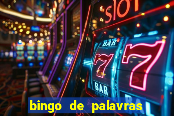 bingo de palavras de natal