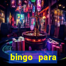 bingo para despedida de solteira para imprimir