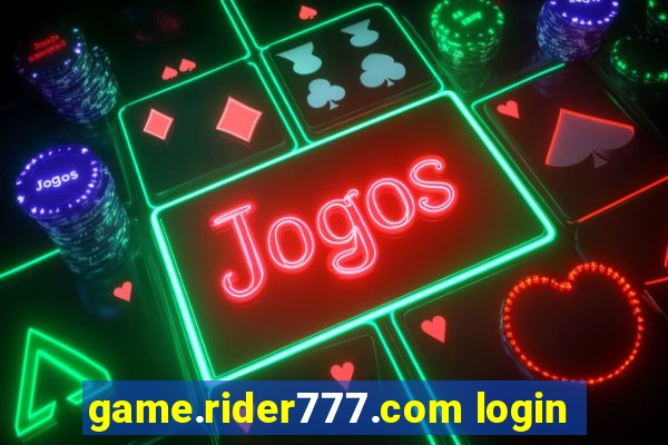 game.rider777.com login